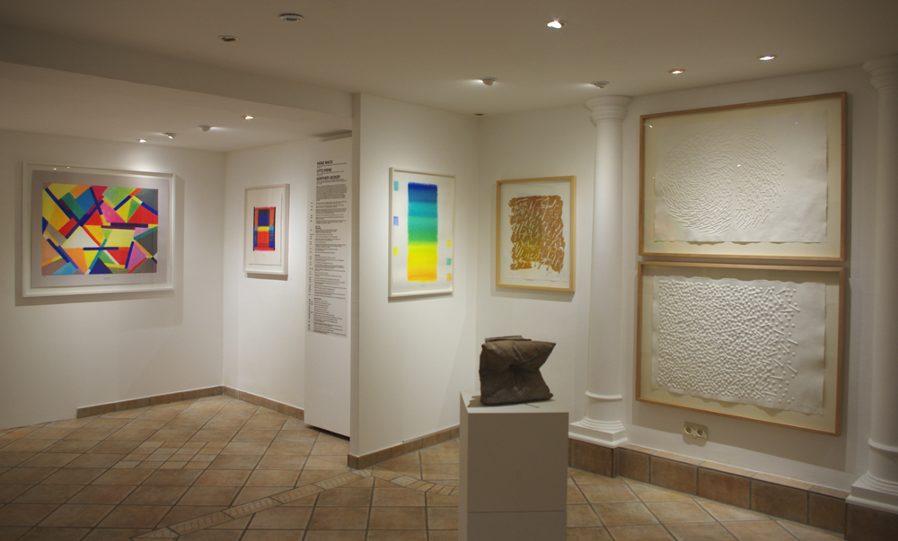 Bilck in die Ausstellung, Ausstellung Galerie Lochner 5 Jahre KA7, Galerie Lochner