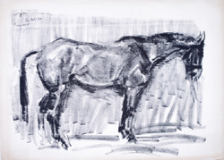 Max Feldbauer,Scholle,Lithografie,Hannoveraner,signiert,Bernried