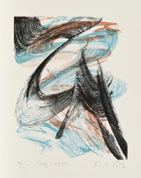 TRONLY
1995
Lithografie
38 x 30 cm
Auflage : 100 nummerierte, signierte und datierte Exemplare
WVZ 143