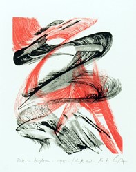 KYLROM
1995
Lithografie
38 x 24 cm
Auflage: 90 nummerierte, signierte und datierte Exemplare
WVZ 144